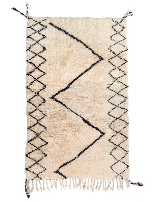 Custom-Made Moroccan Rug – Handwoven Wool Rug from Cooperative Adrar