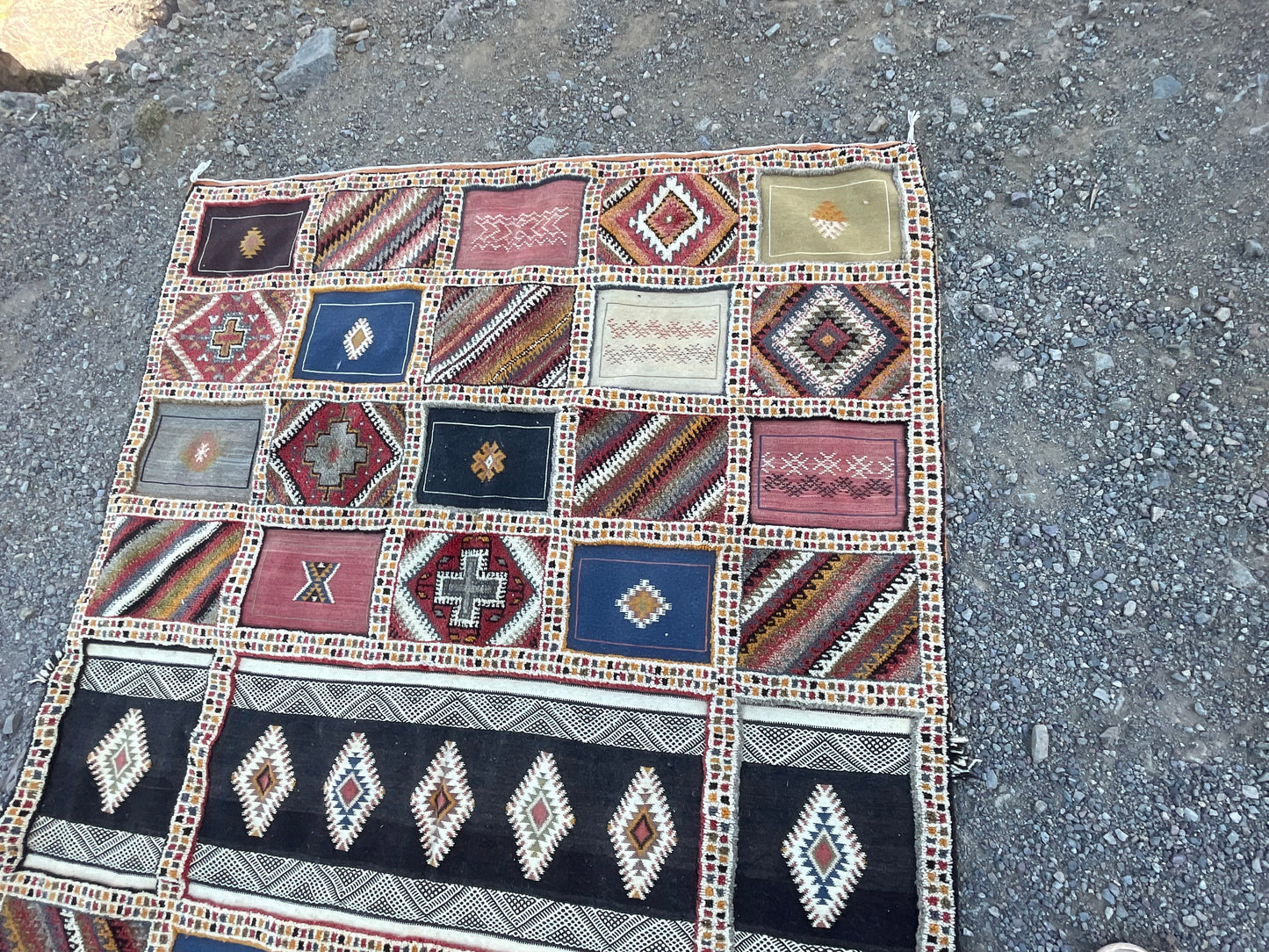 Moroccan Wool Rug,Area Rug,Boho Rug,Pink Wool Rug,Tribal Rug 10 x 7 FT