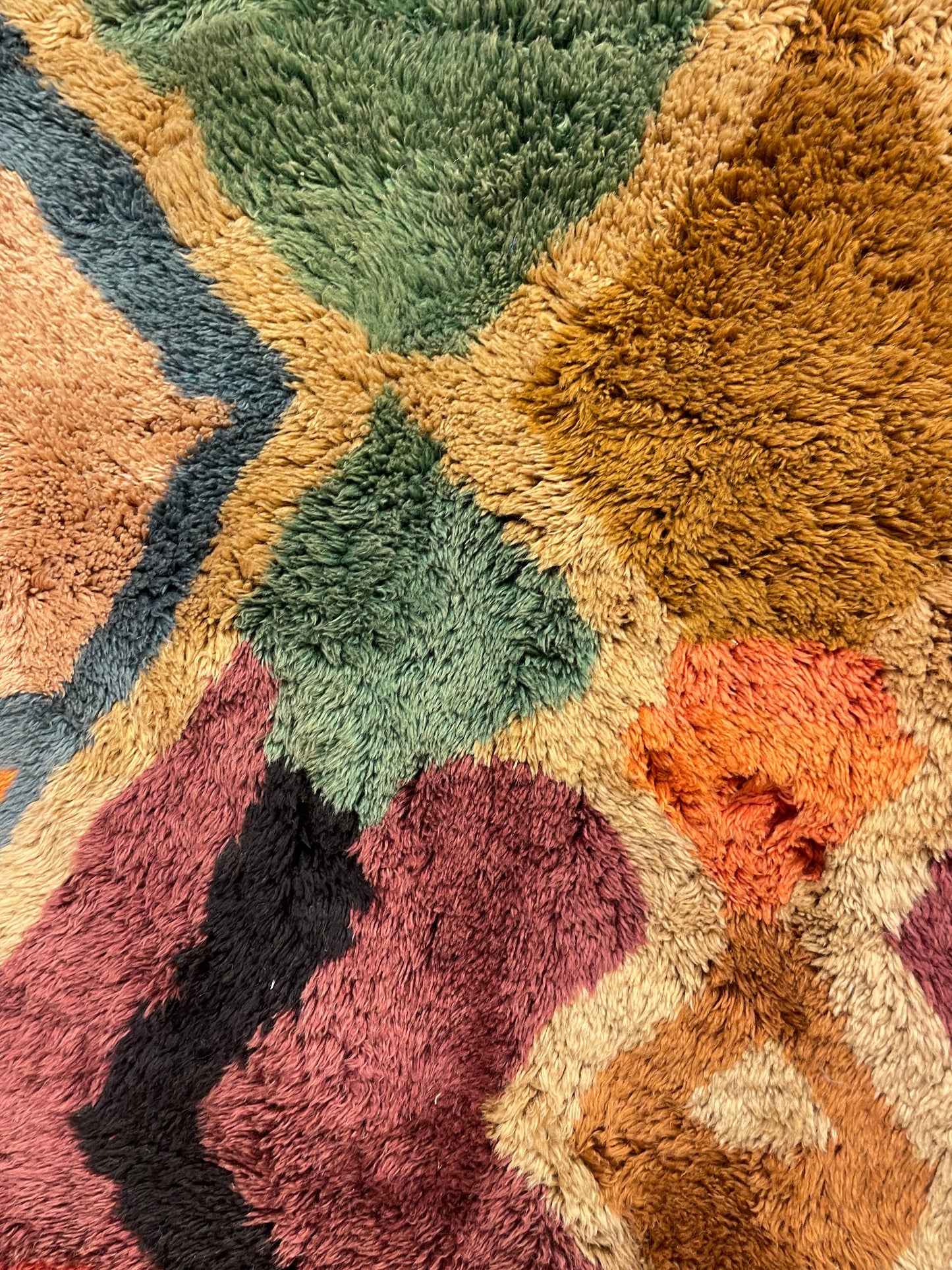 Beni ourain rug, Authentic Moroccan rug, Berber carpet, Genuine Wool rug, Handmade rug, Beni ourain style, Area rug, Tapis berbere, Teppich size is 300x250 cm
