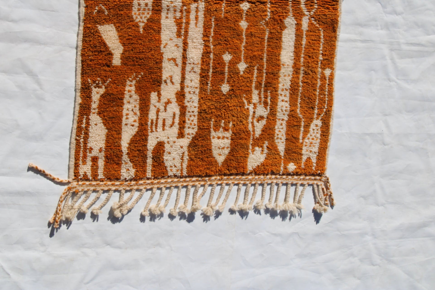 Beni ourain rug, Authentic Moroccan rug, Berber carpet, Genuine Wool rug, Handmade rug, Beni ourain style, Area rug, Tapis berbere, Teppich size is 150