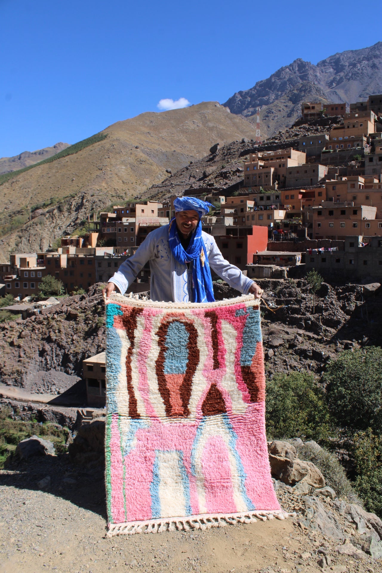 moroccan azilal rug, berber wool carpet, handmade rug, 150x100 cm rug, 5x3 ft rug, moroccan home decor, small wool rug