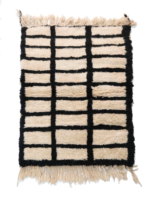 Custom-Made Moroccan Rug – Handwoven Wool Rug from Cooperative Adrar