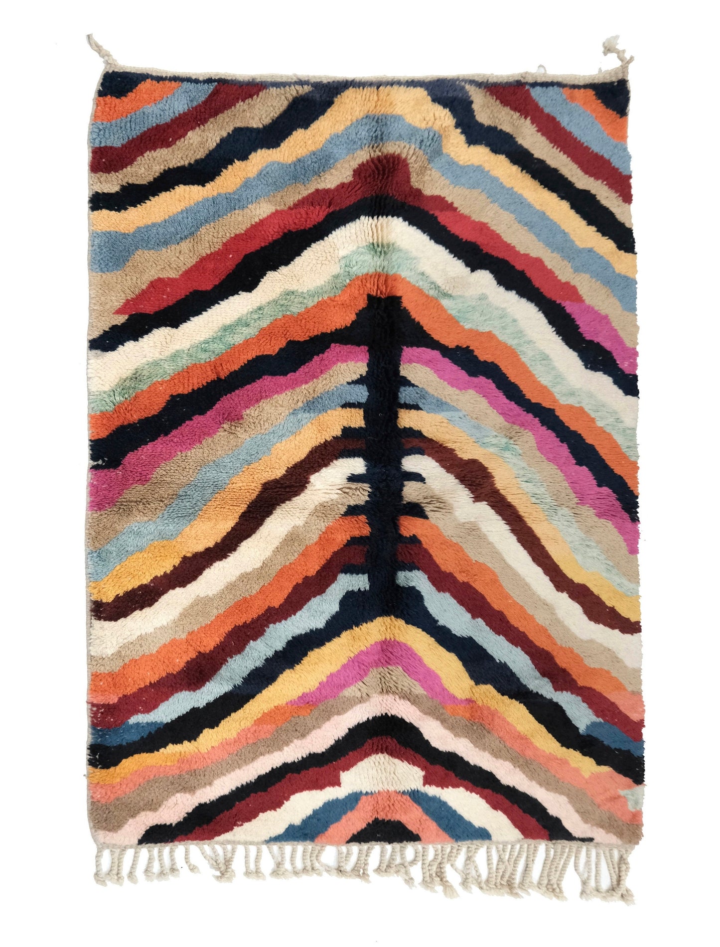 Custom-Made Moroccan Rug – Handwoven Wool Rug from Cooperative Adrar