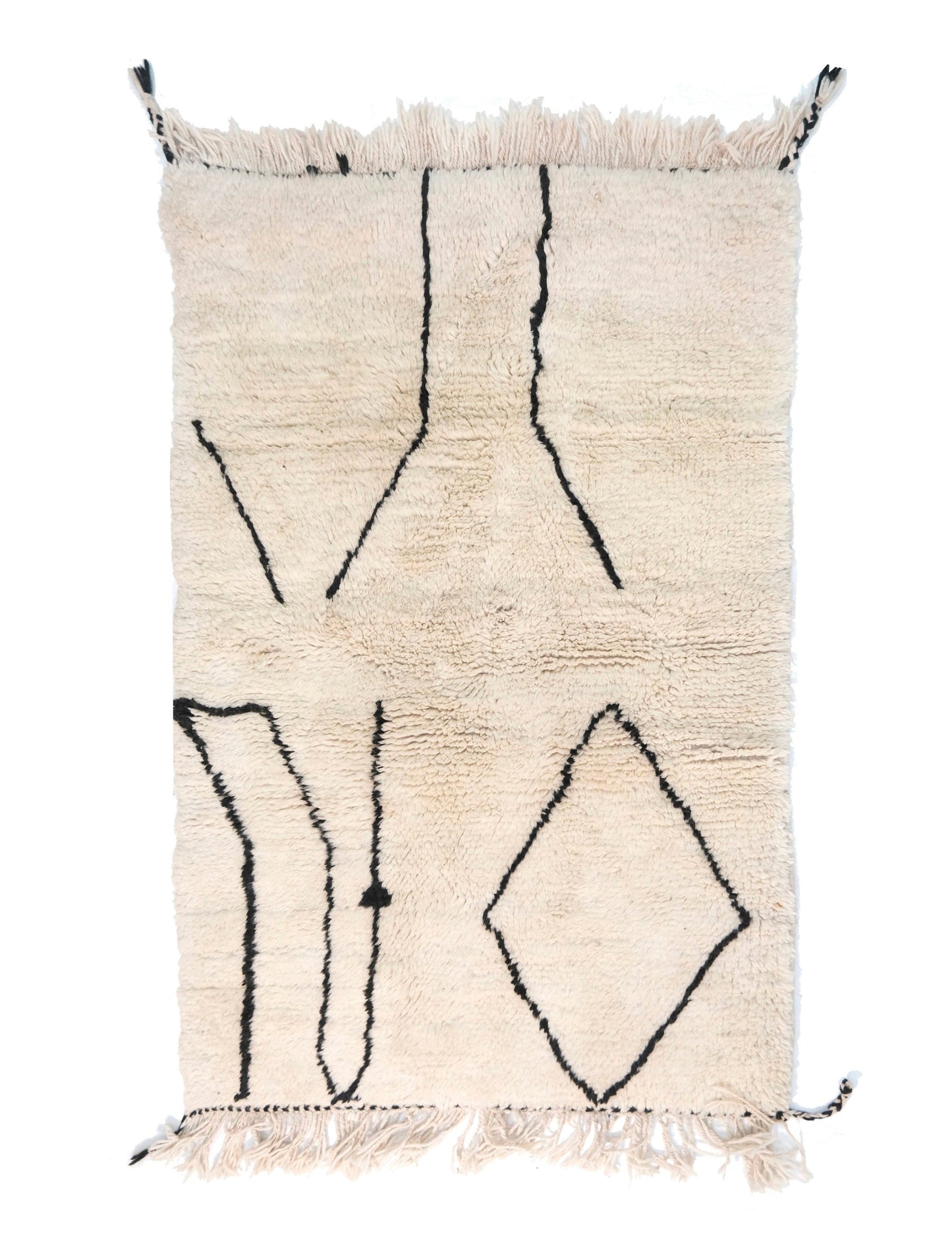 Custom-Made Moroccan Rug – Handwoven Wool Rug from Cooperative Adrar