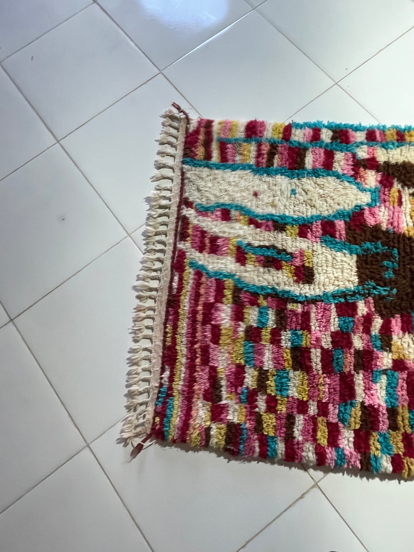 Azilal Wool Rug 150x100 cm – Handmade Moroccan Boho Rug