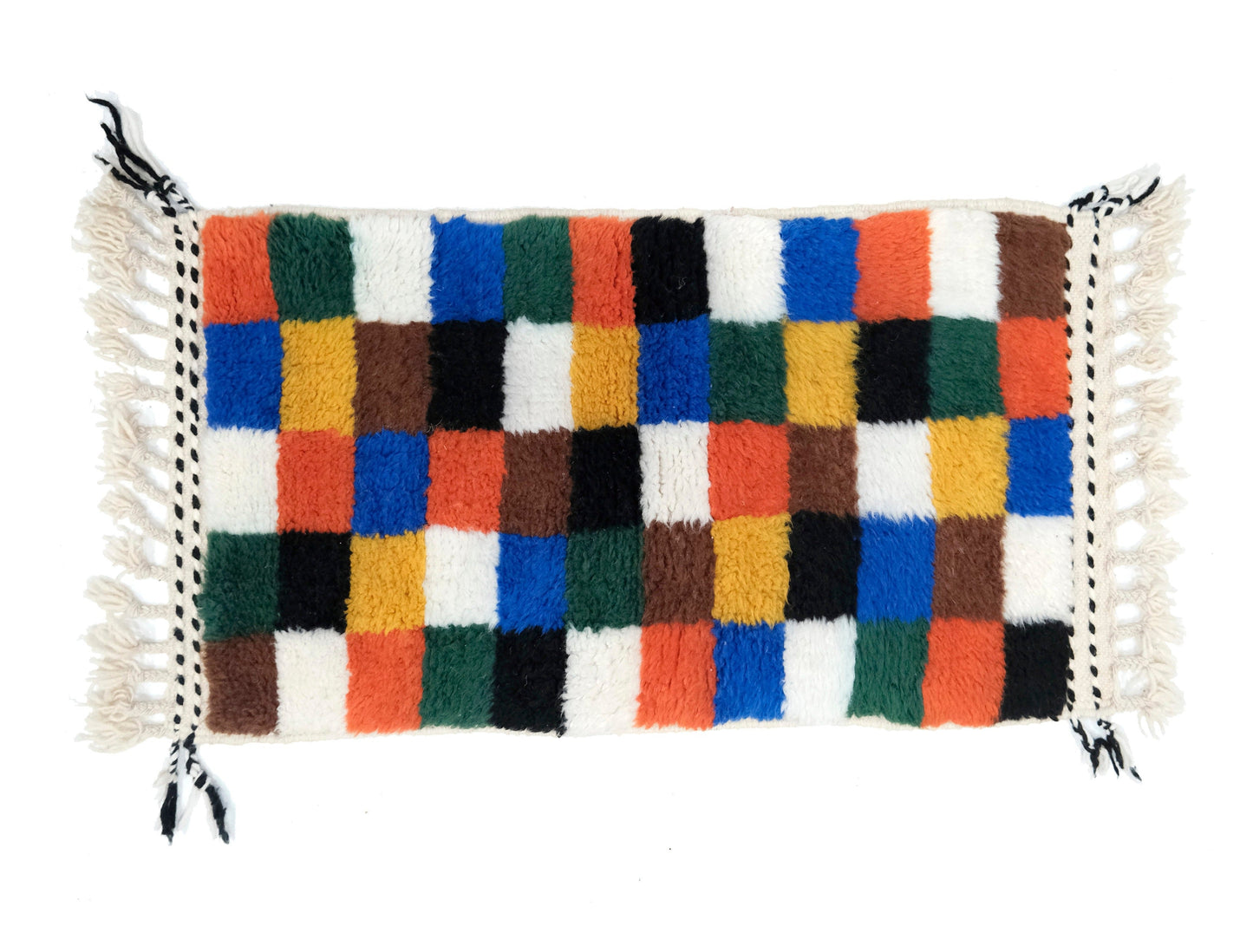 Customizable Benai carpet’s N’1 hndmade 100% wool woven in atlas of Morocco area rugs