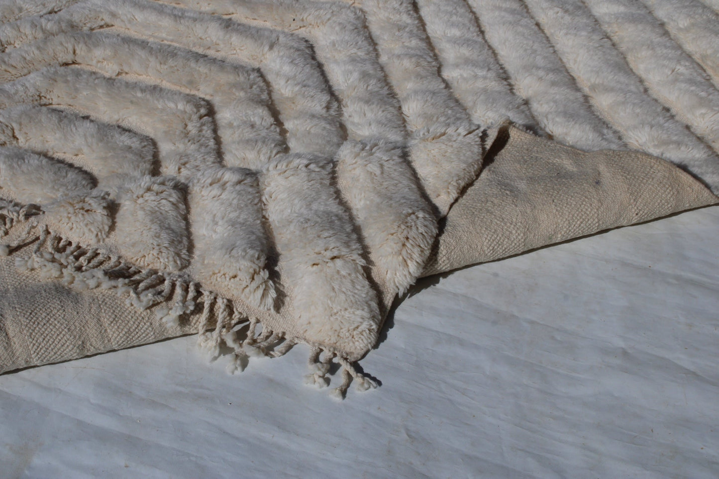 Beni N1 Authentic Moroccan rug, Berber carpet, Genuine Wool rug, Handmade rug, Beni ourain style, Area rug, Tapis berbere, Teppich size is 3x2 centimetre