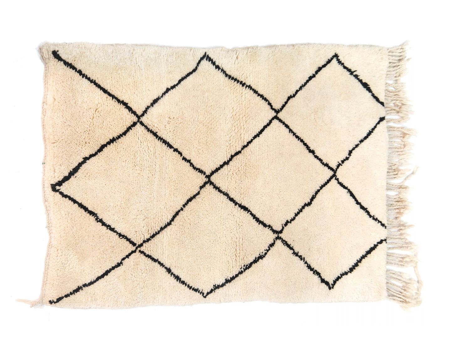 Customizable Benai carpet’s N’1 hndmade 100% wool woven in atlas of Morocco area rugs