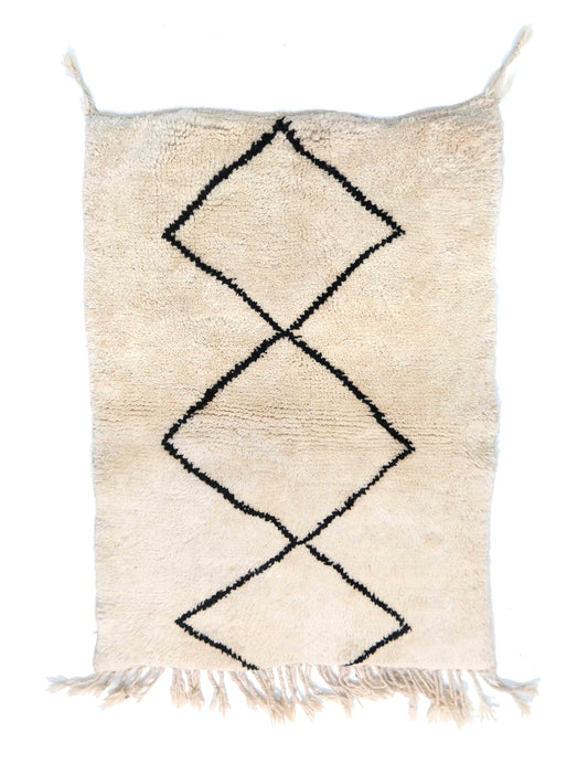 Custom-Made Moroccan Rug – Handwoven Wool Rug from Cooperative Adrar