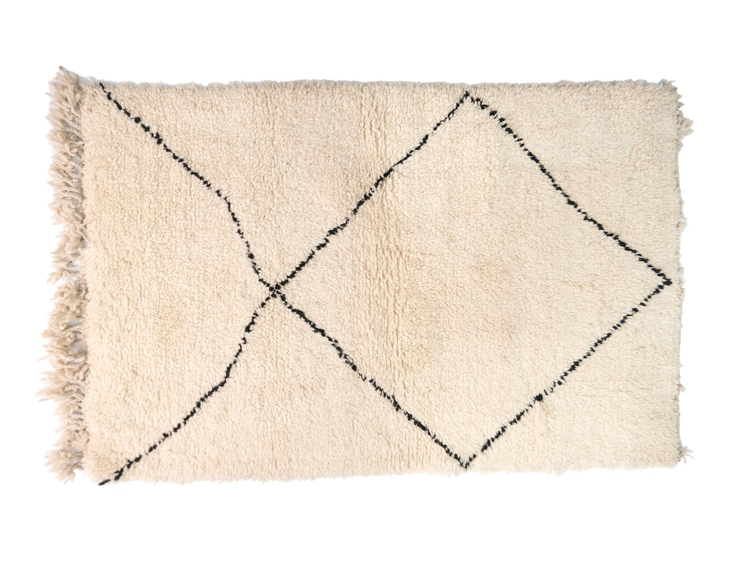Customizable Benai carpet’s N’1 hndmade 100% wool woven in atlas of Morocco area rugs