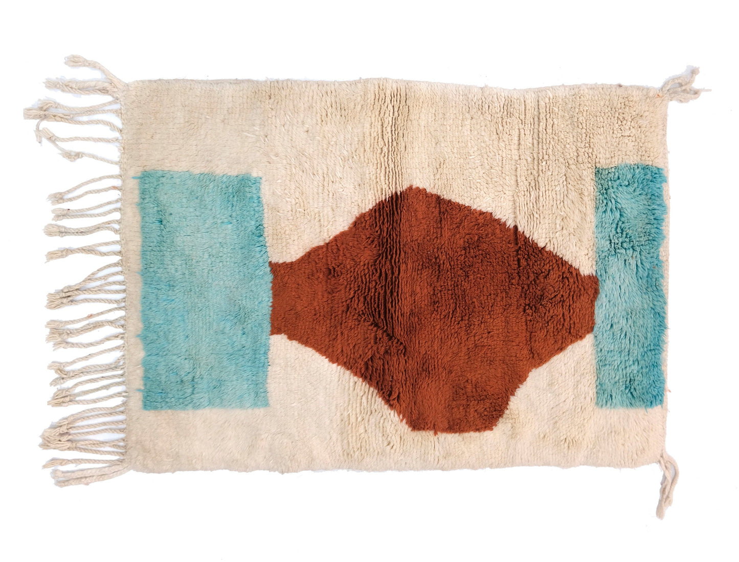 Customizable Benai carpet’s N’1 hndmade 100% wool woven in atlas of Morocco area rugs