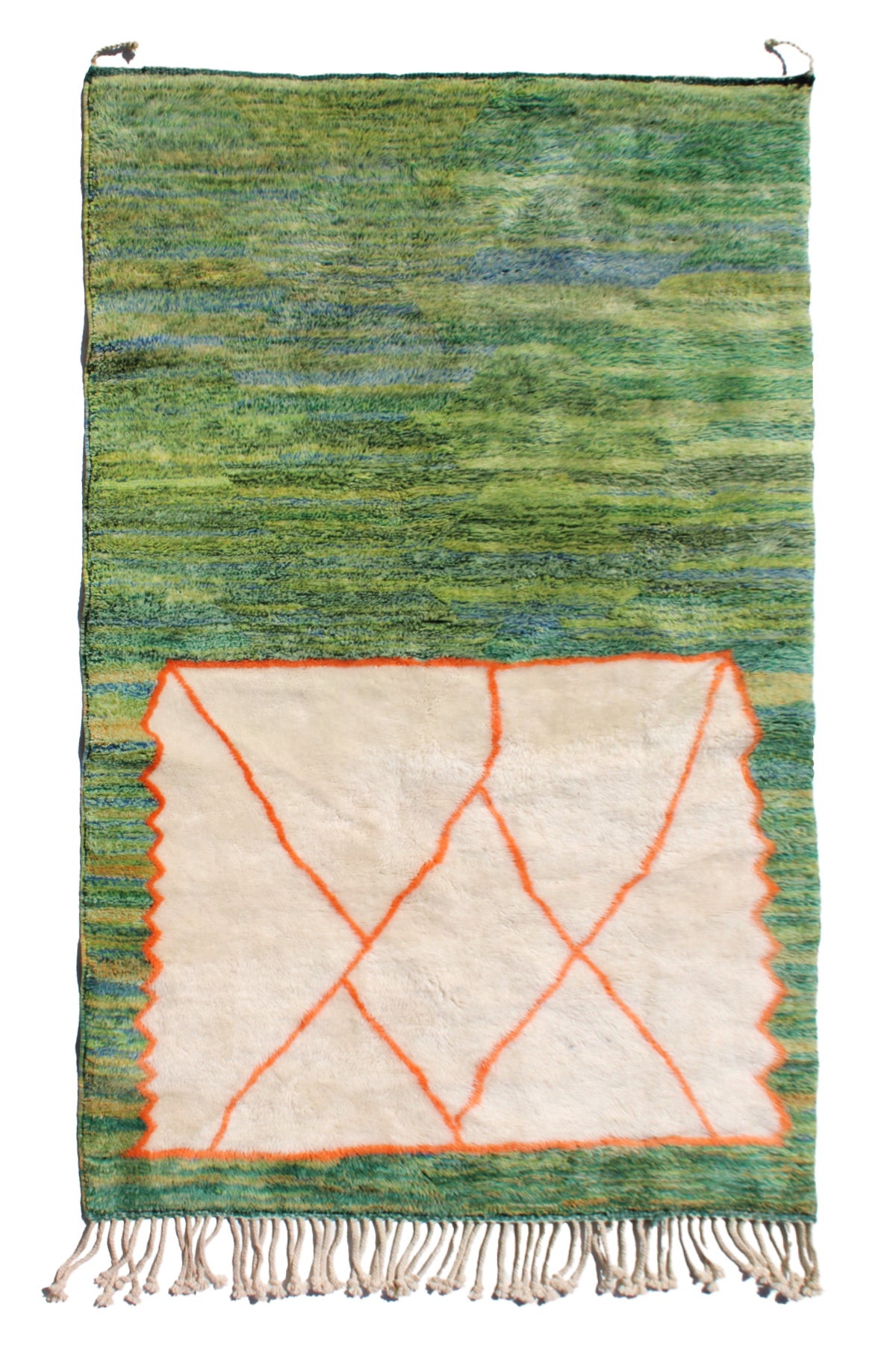 Authentic Beni Ouarain Rug – Moroccan Handmade Wool Carpet 250x150 cm | cooperative & adrar