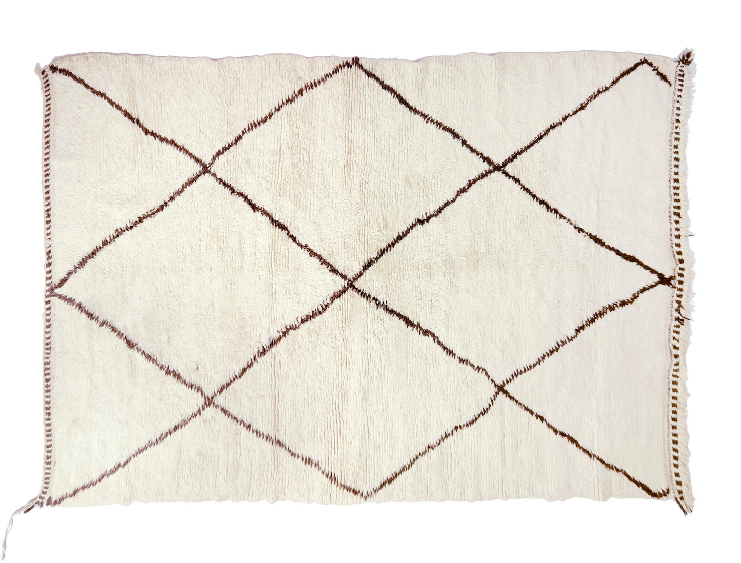 Customizable Benai carpet’s N’1 hndmade 100% wool woven in atlas of Morocco area rugs