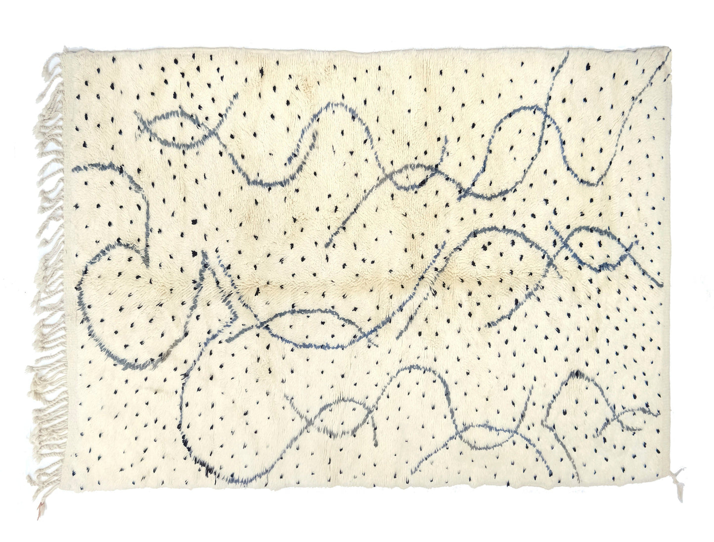 Customizable Benai carpet’s N’1 hndmade 100% wool woven in atlas of Morocco area rugs