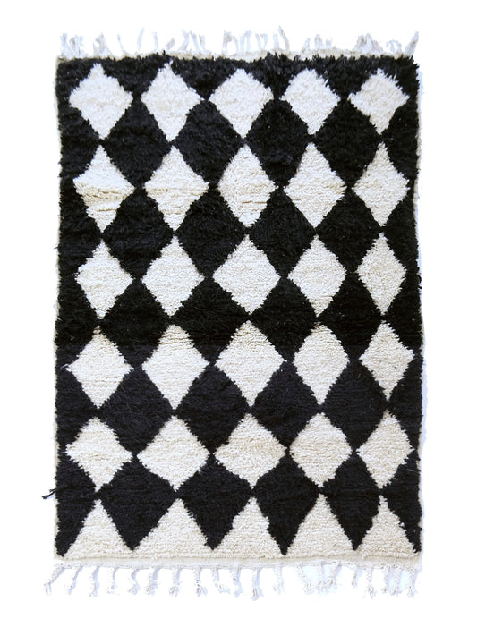 Custom-Made Moroccan Rug – Handwoven Wool Rug from Cooperative Adrar