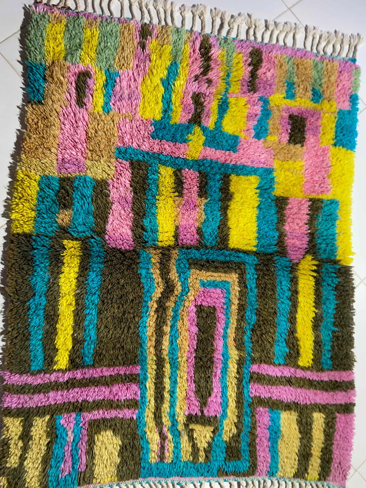 Azilal Rug – No. 2 | Authentic Berber Wool Rug (150x100 cm)