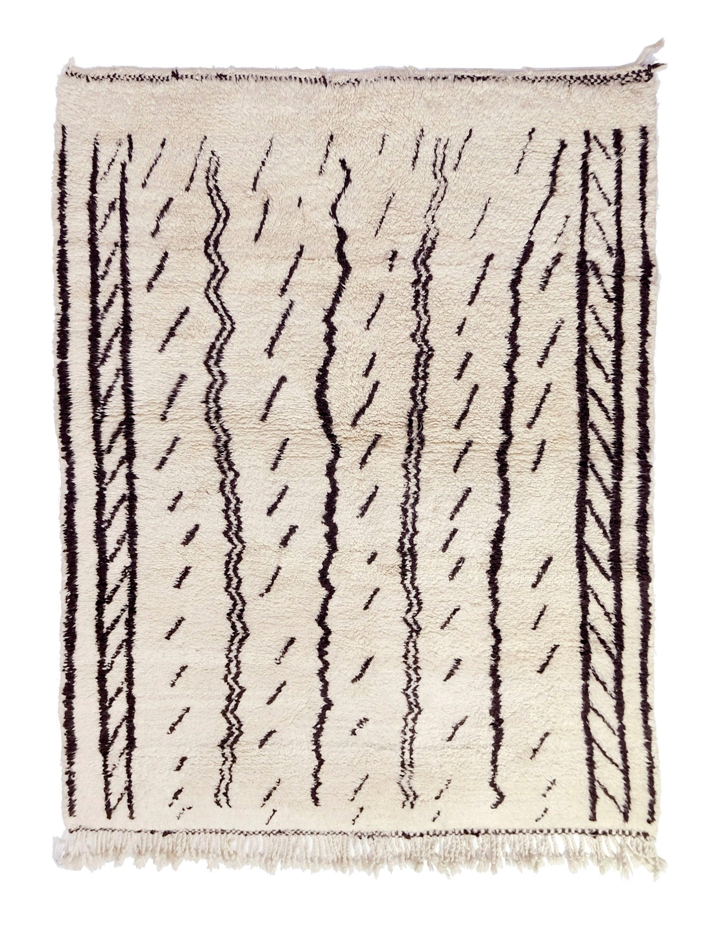 Custom-Made Moroccan Rug – Handwoven Wool Rug from Cooperative Adrar