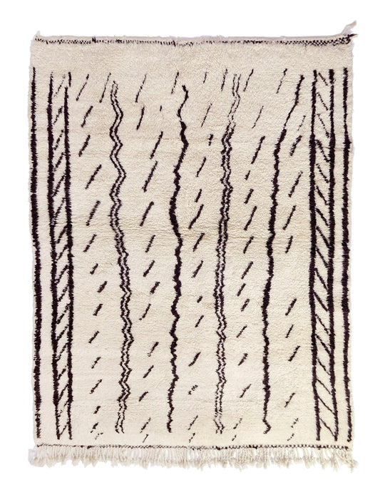 Custom-Made Moroccan Rug – Handwoven Wool Rug from Cooperative Adrar