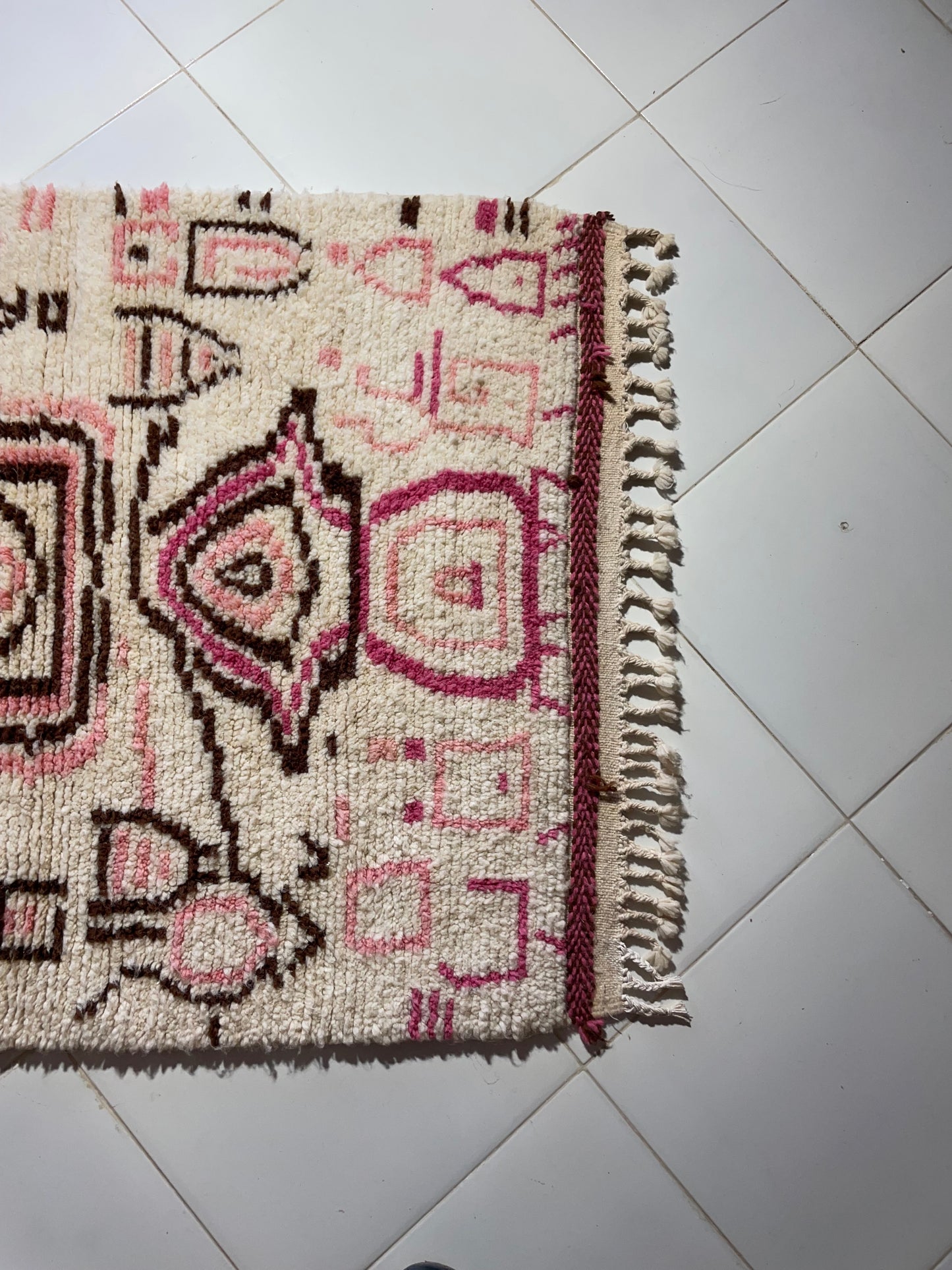 Moroccan Azilal Wool Rug 150x100 cm – Handmade Berber Design