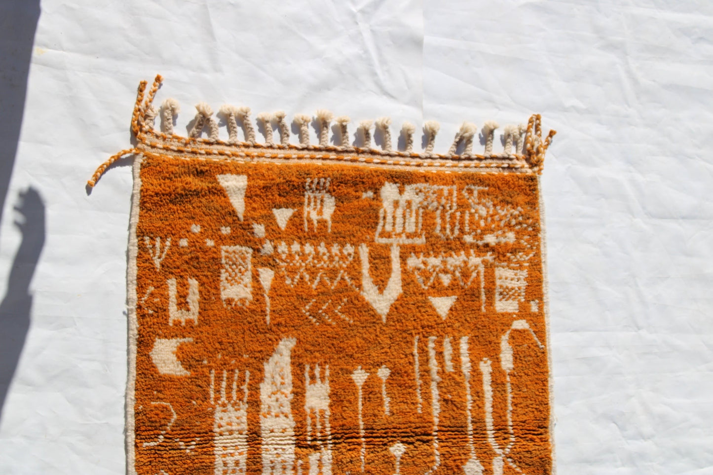 Beni ourain rug, Authentic Moroccan rug, Berber carpet, Genuine Wool rug, Handmade rug, Beni ourain style, Area rug, Tapis berbere, Teppich size is 150