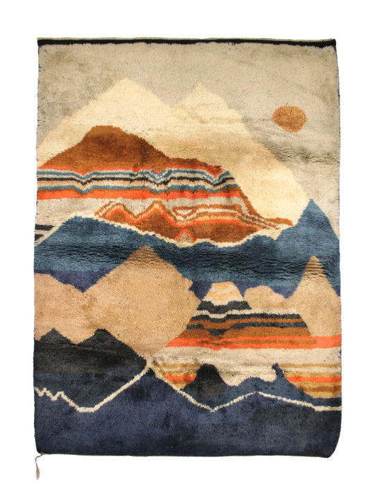 Custom-Made Moroccan Rug – Handwoven Wool Rug from Cooperative Adrar