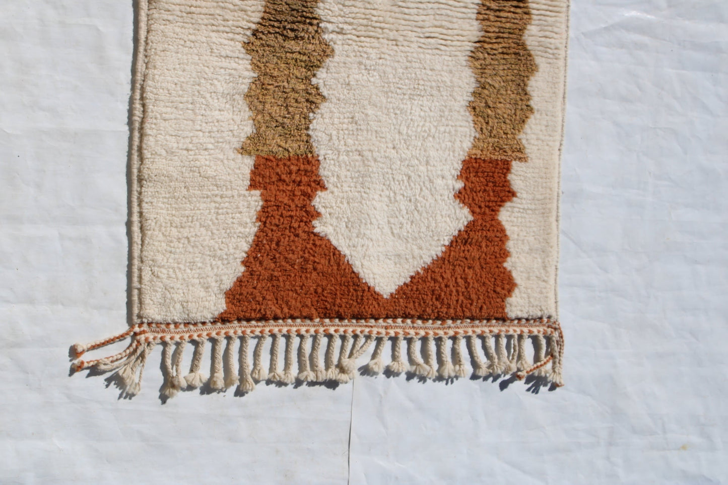 Beni ourain rug, Authentic Moroccan rug, Berber carpet, Genuine Wool rug, Handmade rug, Beni ourain style, Area rug, Tapis berbere, Teppich size is 150
