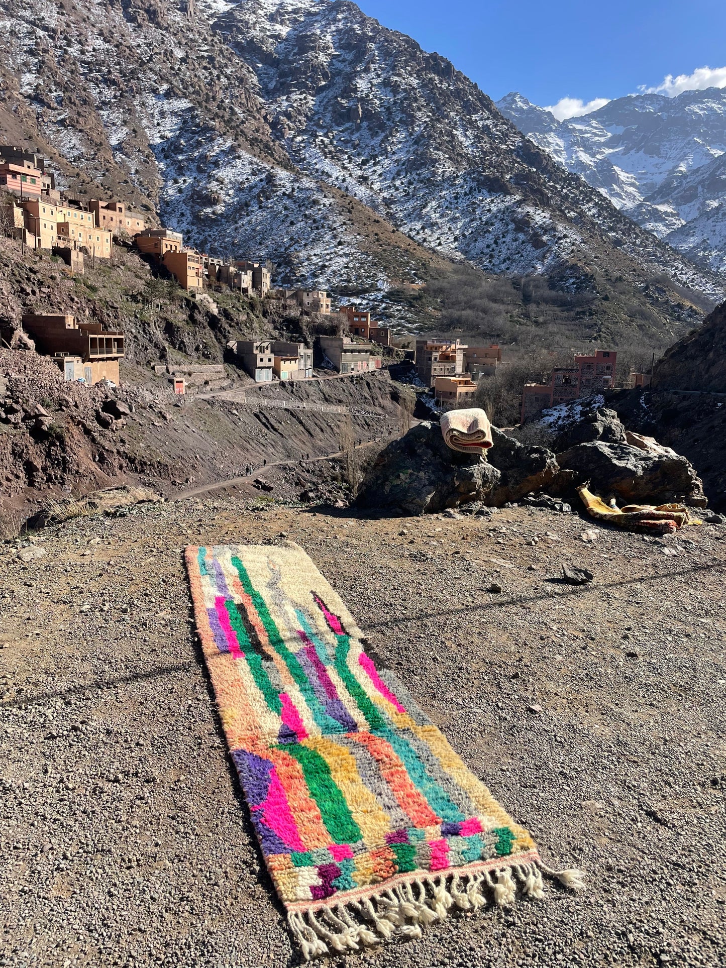 Moroccan Runner Rug - Beni Ourain Rug Runner - Bespoke Berber Hallway Carpet Made to Order Gift Chrismas Gifts Home Decor available to ship size 290x62 cm