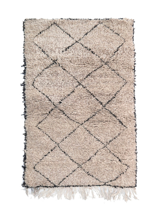 Custom-Made Moroccan Rug – Handwoven Wool Rug from Cooperative Adrar