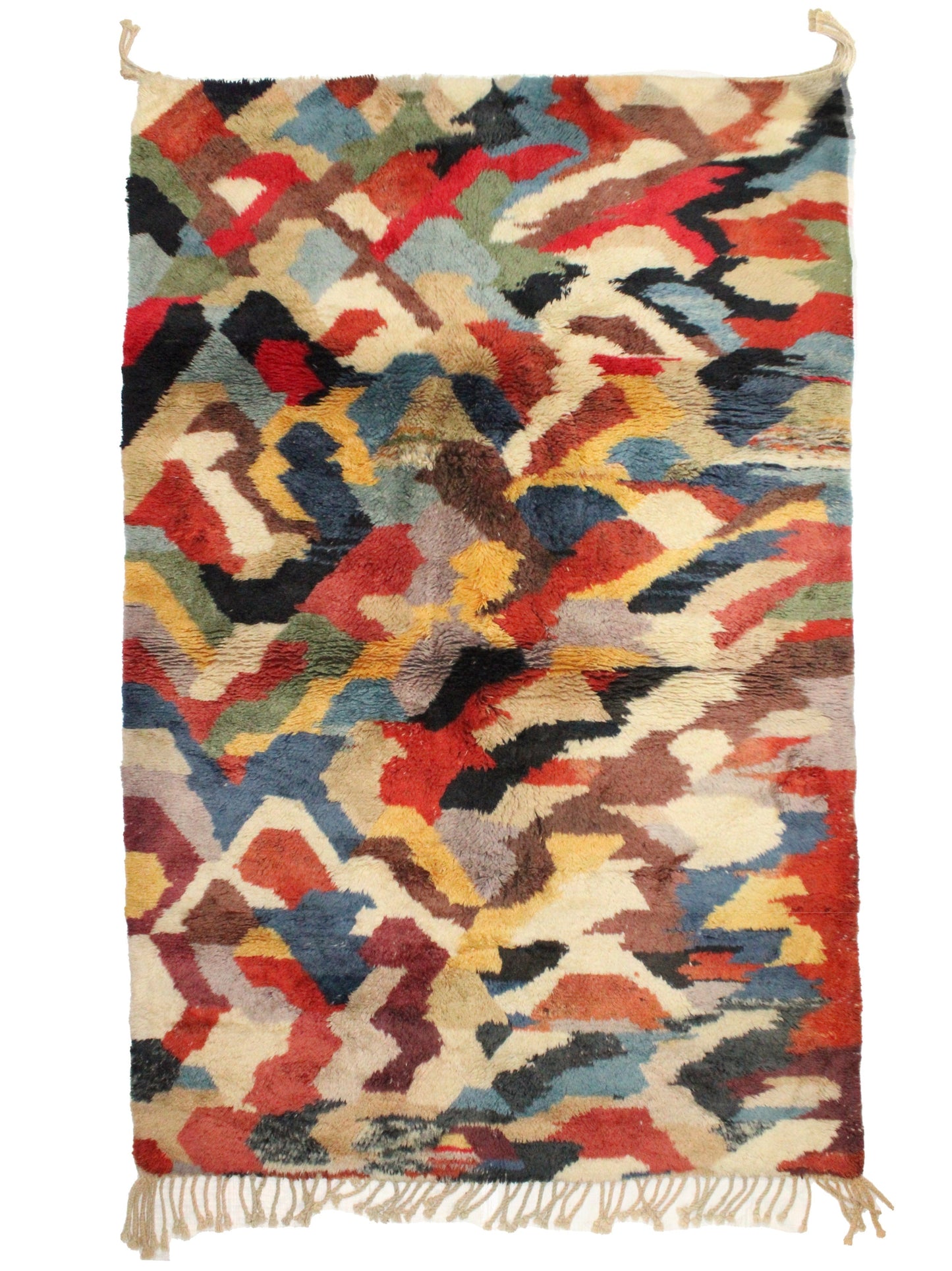 Custom-Made Moroccan Rug – Handwoven Wool Rug from Cooperative Adrar