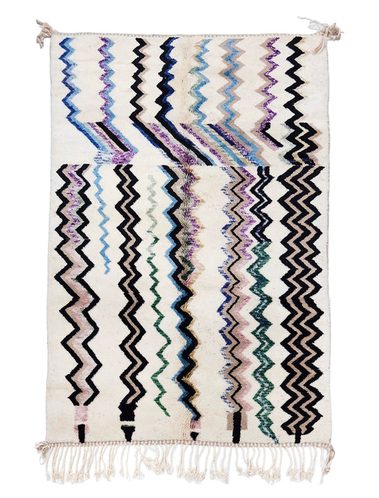 Custom-Made Moroccan Rug – Handwoven Wool Rug from Cooperative Adrar