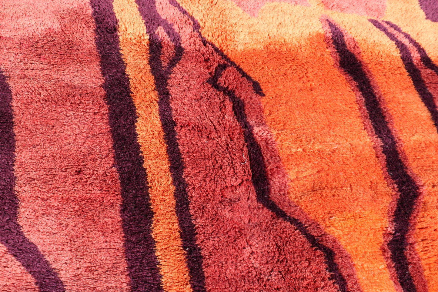 Beni Ourain rugs originate from the Atlas Mountains of Morocco and are characterized by their distinctive, neutral-toned, and geometric designs. These handwoven rugs often feature a plush pile and are made by the Berber tribes, size is 270x192 cm