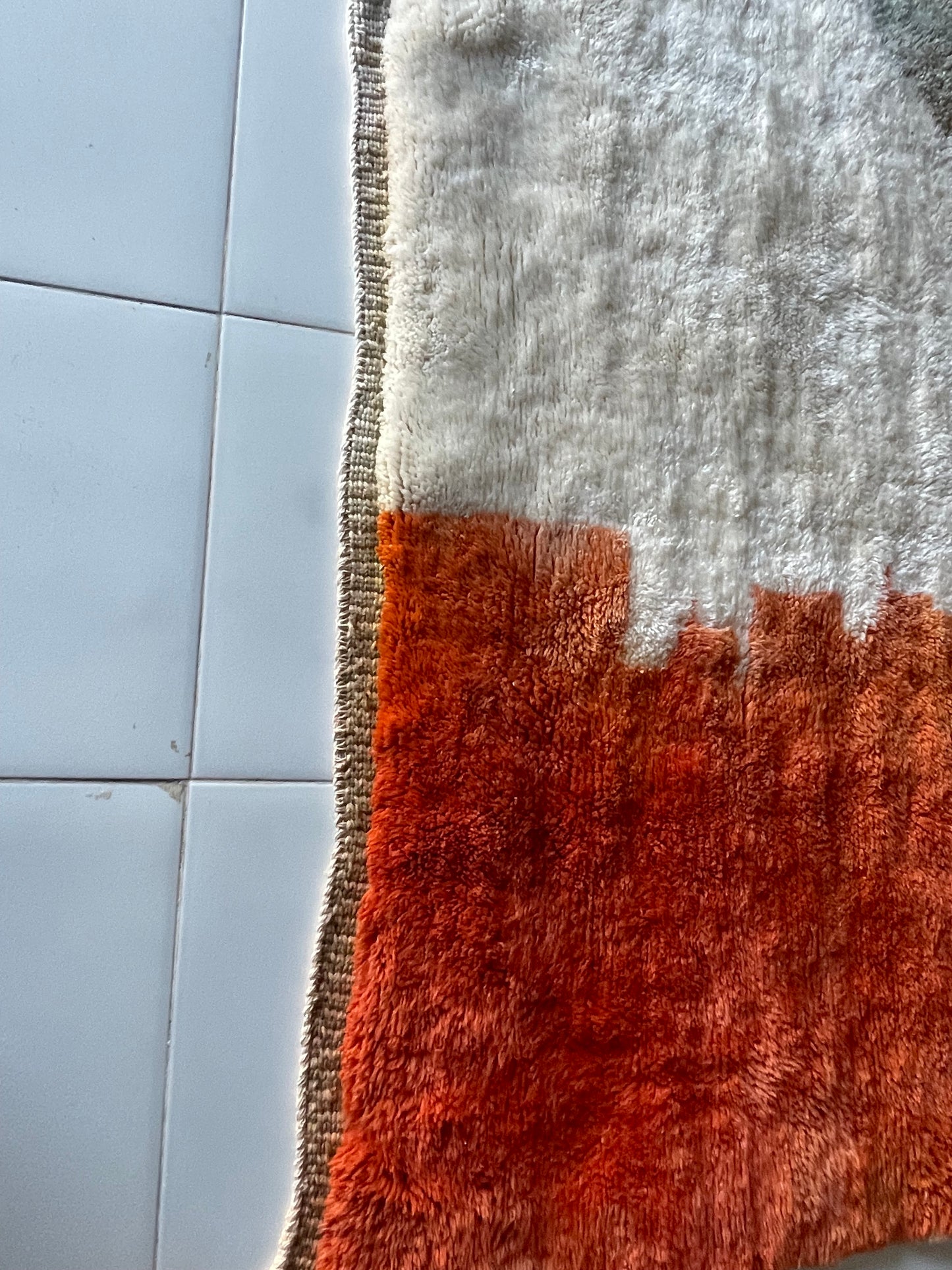 Moroccan Handmade rug ,Beni ourain style Morocco wool Berber Rug, modern rug, Hand woven rug, Azilal Berber style - Brown Rug Morocco 200x150 cm