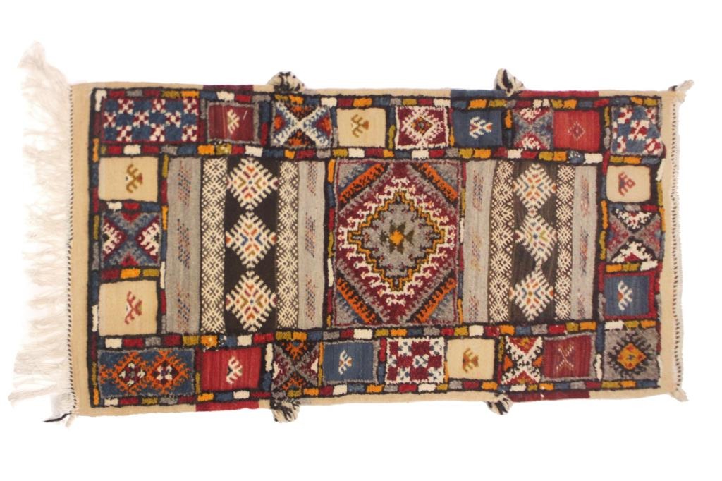 Customizable Benai carpet’s N’1 hndmade 100% wool woven in atlas of Morocco area rugs