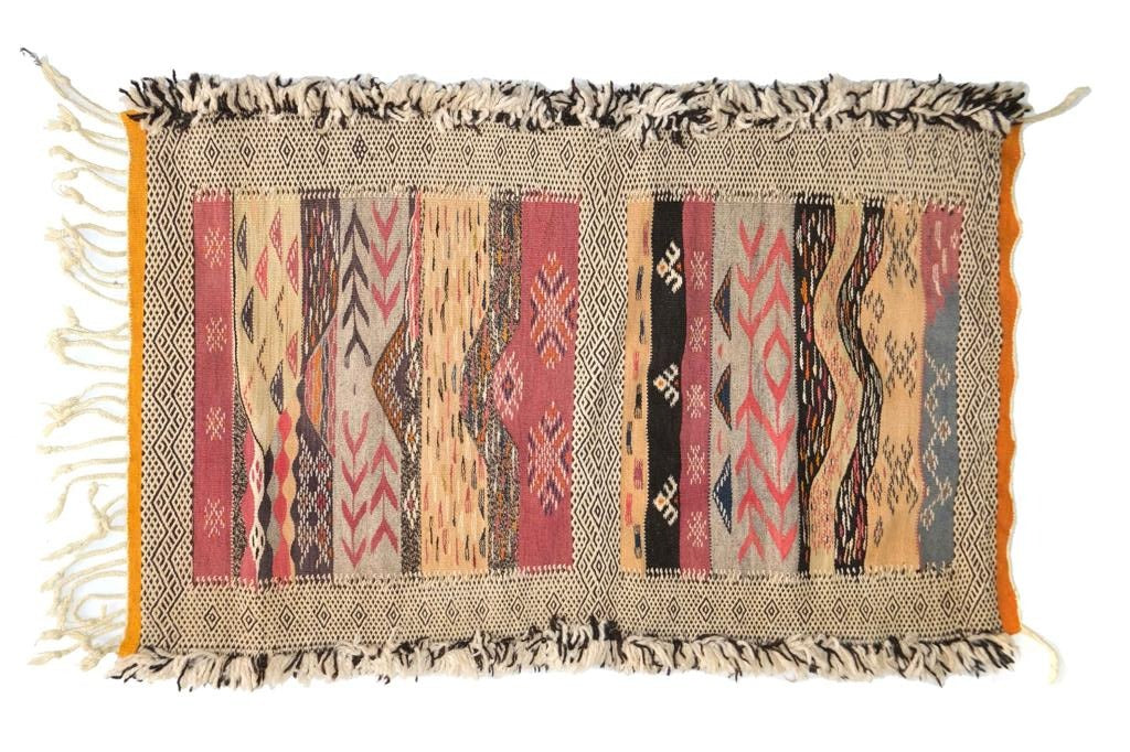 Copy of Customizable Benai carpet’s N’1 hndmade 100% wool woven in atlas of Morocco area rugs