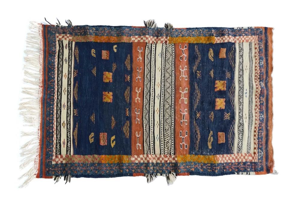 Customizable Benai carpet’s N’1 hndmade 100% wool woven in atlas of Morocco area rugs
