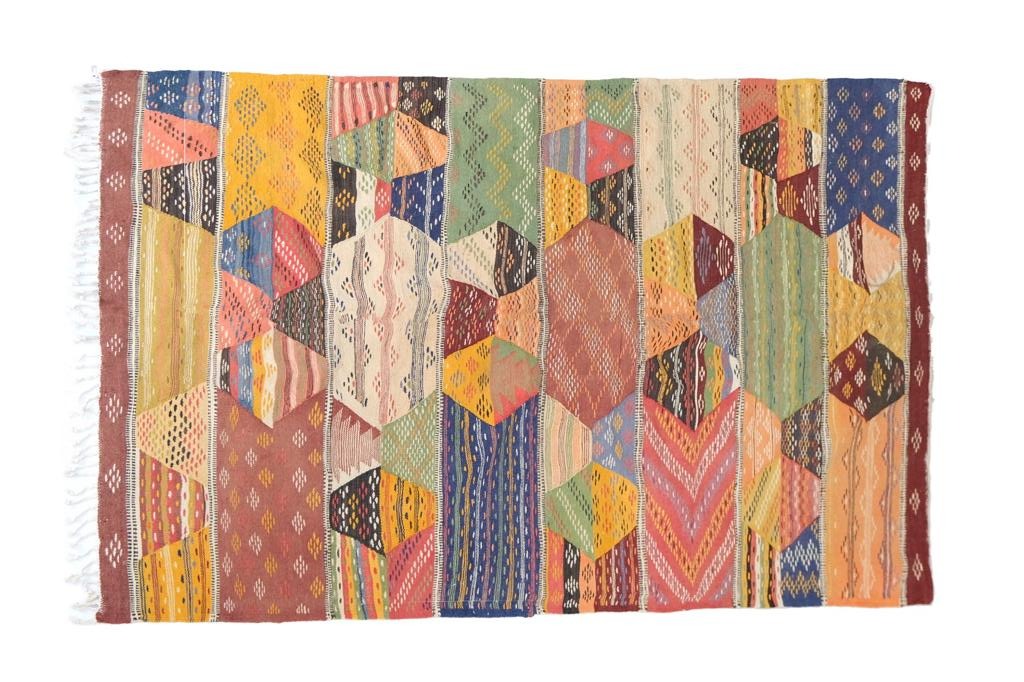 Customizable Benai carpet’s N’1 hndmade 100% wool woven in atlas of Morocco area rugs