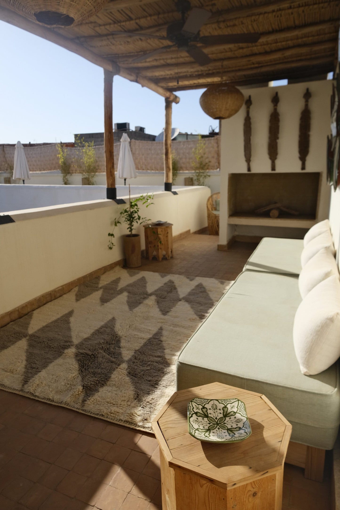 Original Beni Ourain Moroccan Rug - Authentic 100% Wool" "Beni Ourain Moroccan