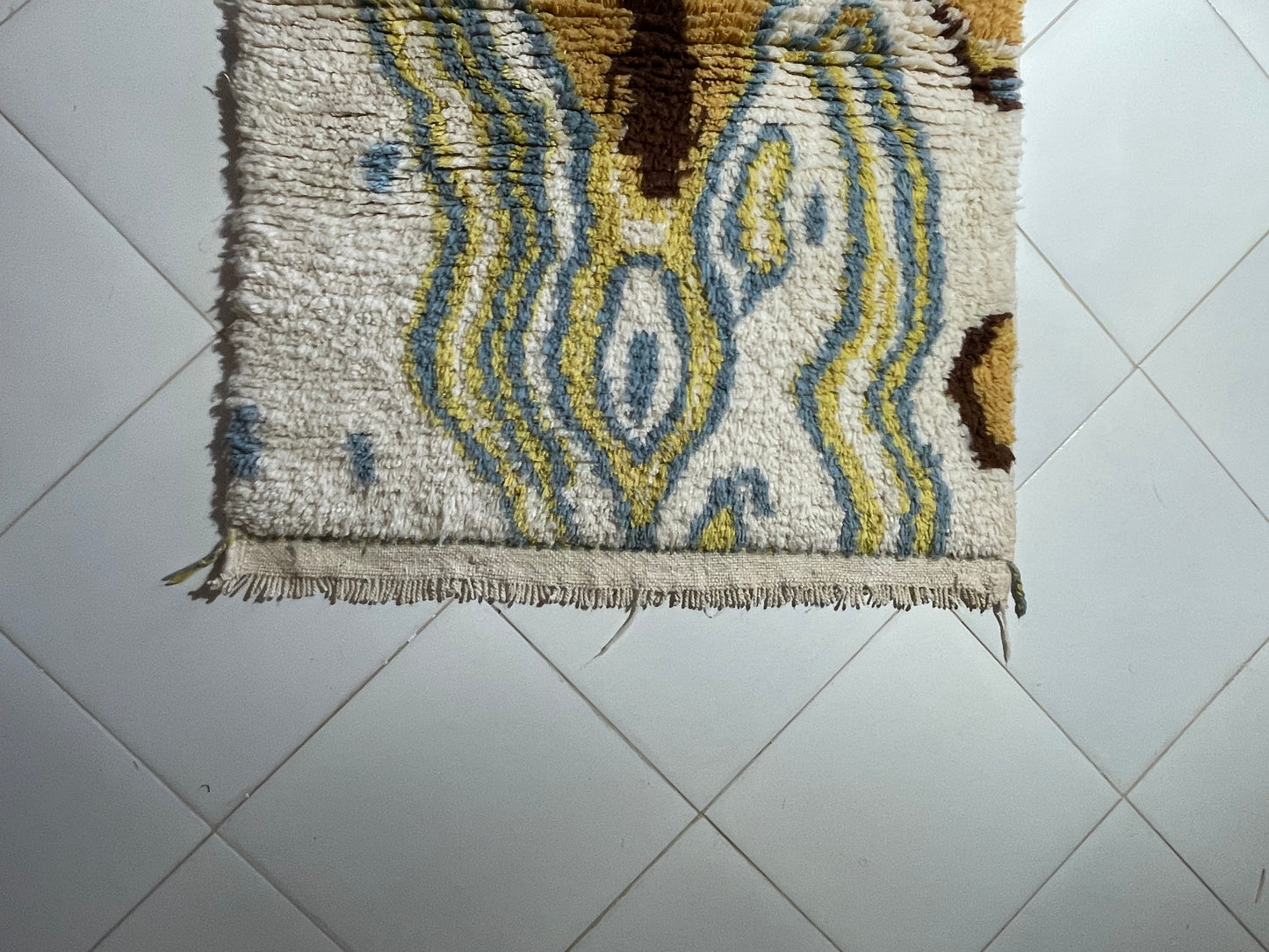 Azilal Rug – No. 1 | Handmade Moroccan Wool Rug (150x100 cm / 5x3.3 ft)