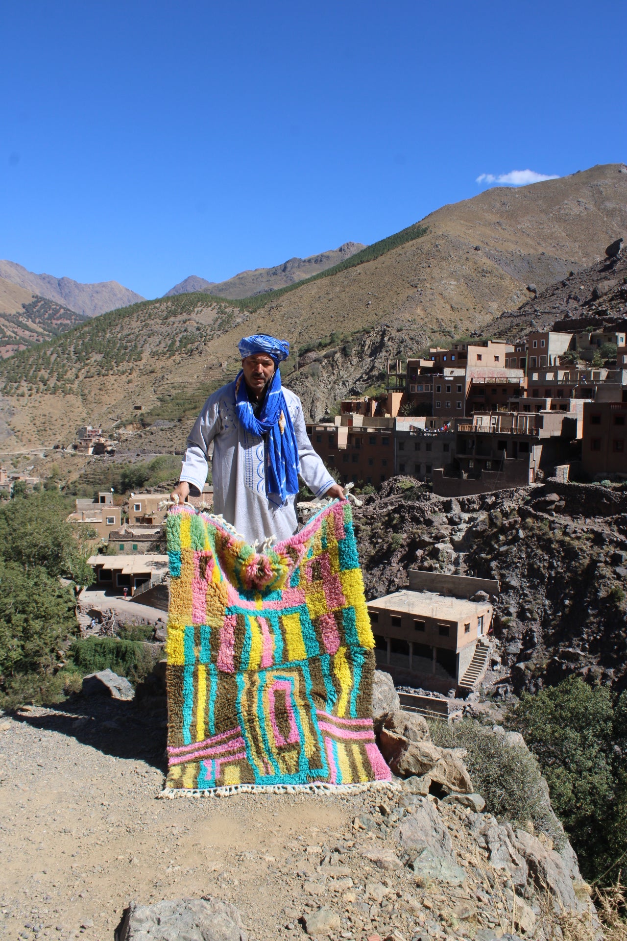 Azilal Rug – No. 2 | Authentic Berber Wool Rug (150x100 cm)