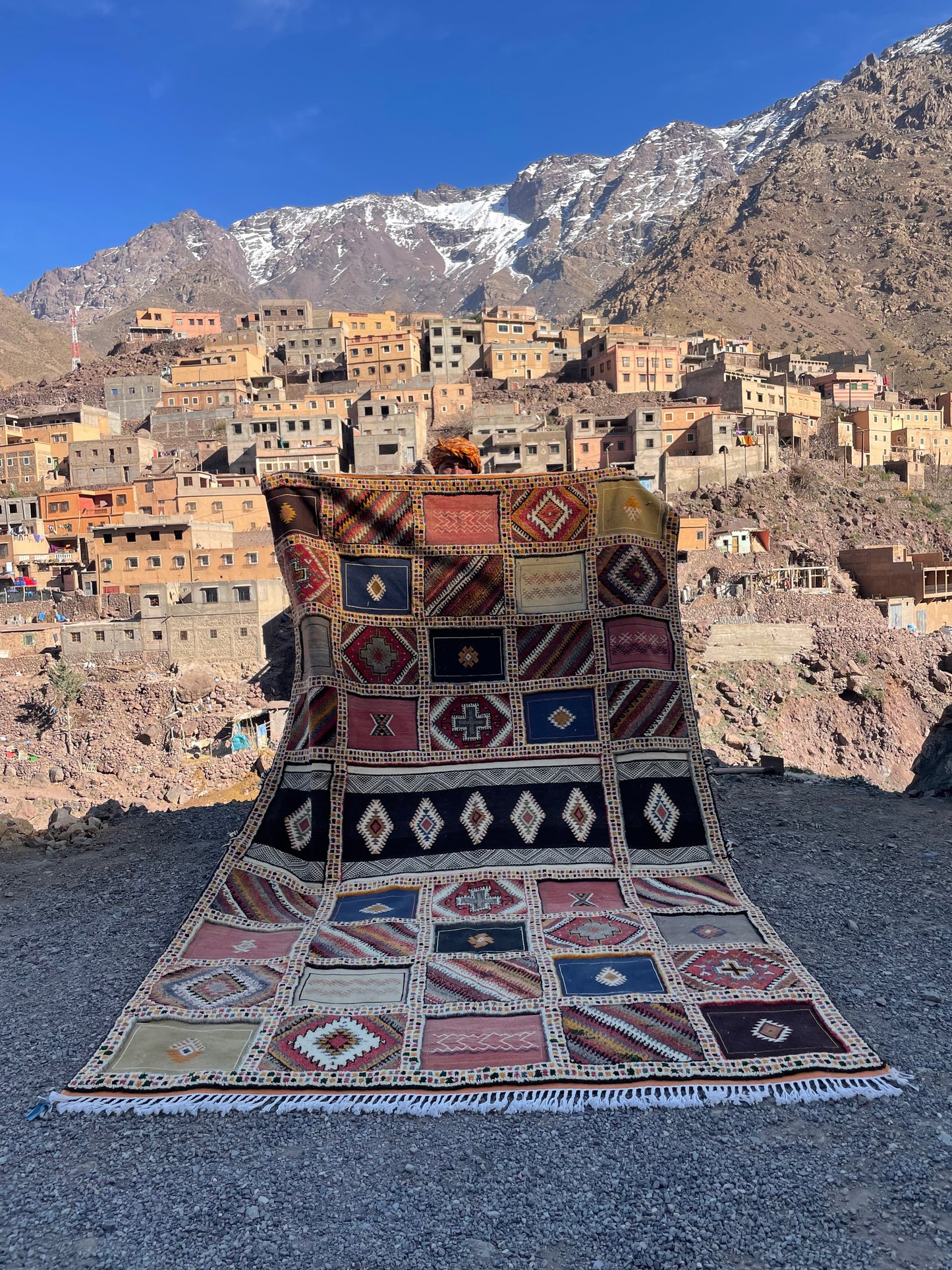 Moroccan Wool Rug,Area Rug,Boho Rug,Pink Wool Rug,Tribal Rug 10 x 7 FT