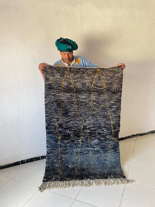 Authentic Moroccan Rugs Handmade Berber Moroccan Rugs Large Rugs for Living Rooms Modern Moroccan Rug Designs size is 150x100 cm