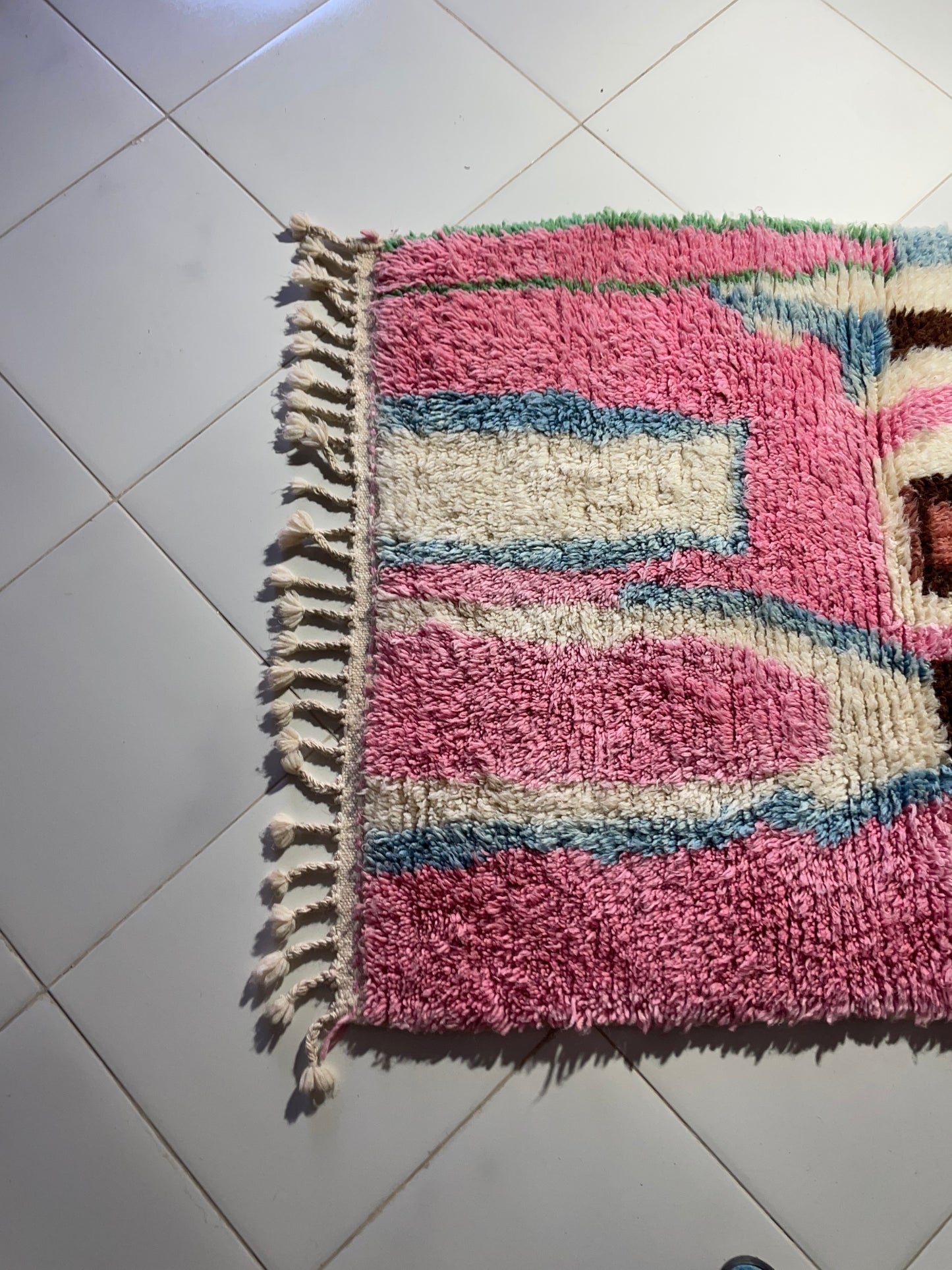 Moroccan Azilal Rug 150x100 cm (5x3 ft) – Handwoven Wool Berber Carpet