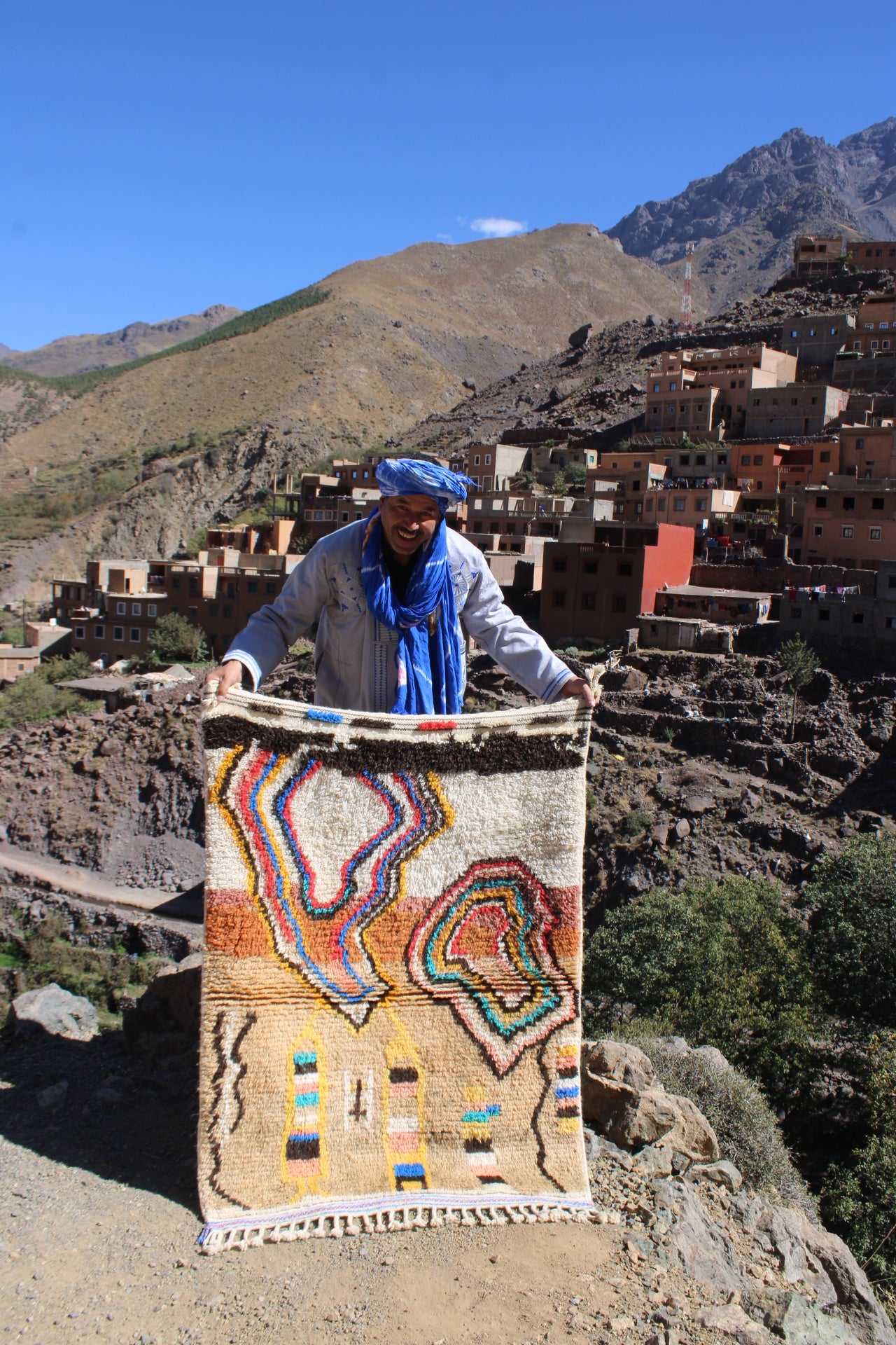 azilal wool rug, boho moroccan rug, handmade rug 150x100, 5x3 ft carpet, wool berber rug, bohemian decor, natural wool rug