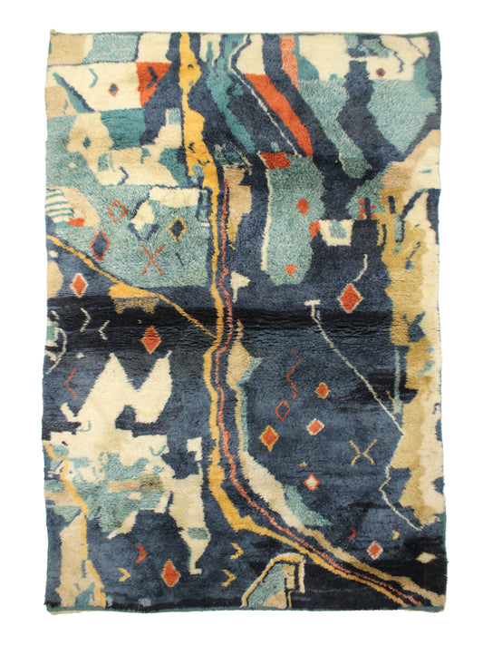 Custom-Made Moroccan Rug – Handwoven Wool Rug from Cooperative Adrar