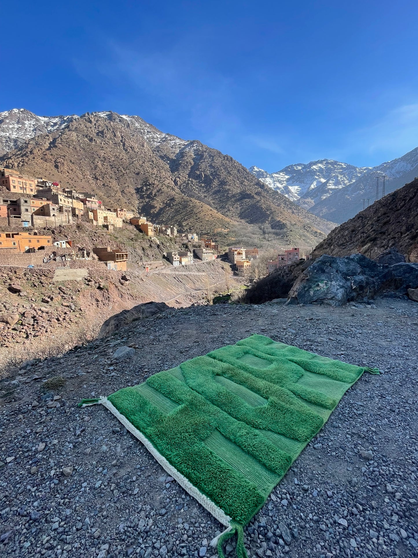 Handwoven Moroccan Rug - Vibrant Berber Design, Cultural Artifact, Skilled Craftsmanship, Unique Home Decor size is 120x60 cm