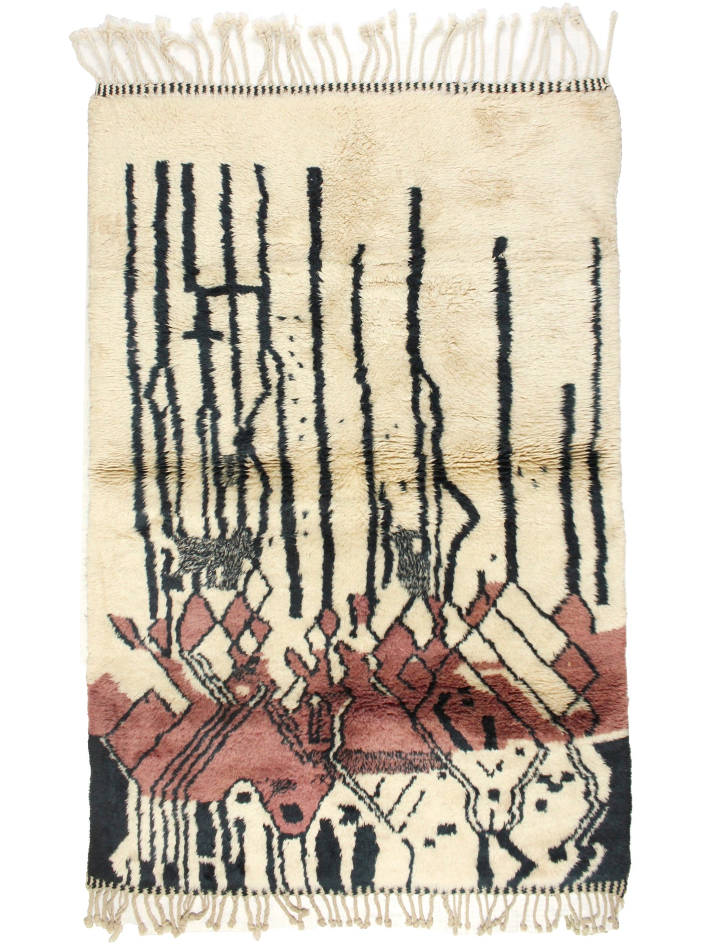 Custom-Made Moroccan Rug – Handwoven Wool Rug from Cooperative Adrar