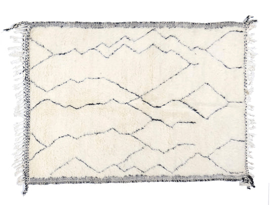 Customizable  Benai carpet’s N’1  hndmade 100% wool  woven in atlas of Morocco area rugs