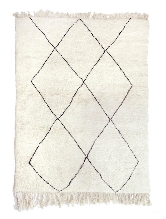 Custom-Made Moroccan Rug – Handwoven Wool Rug from Cooperative Adrar