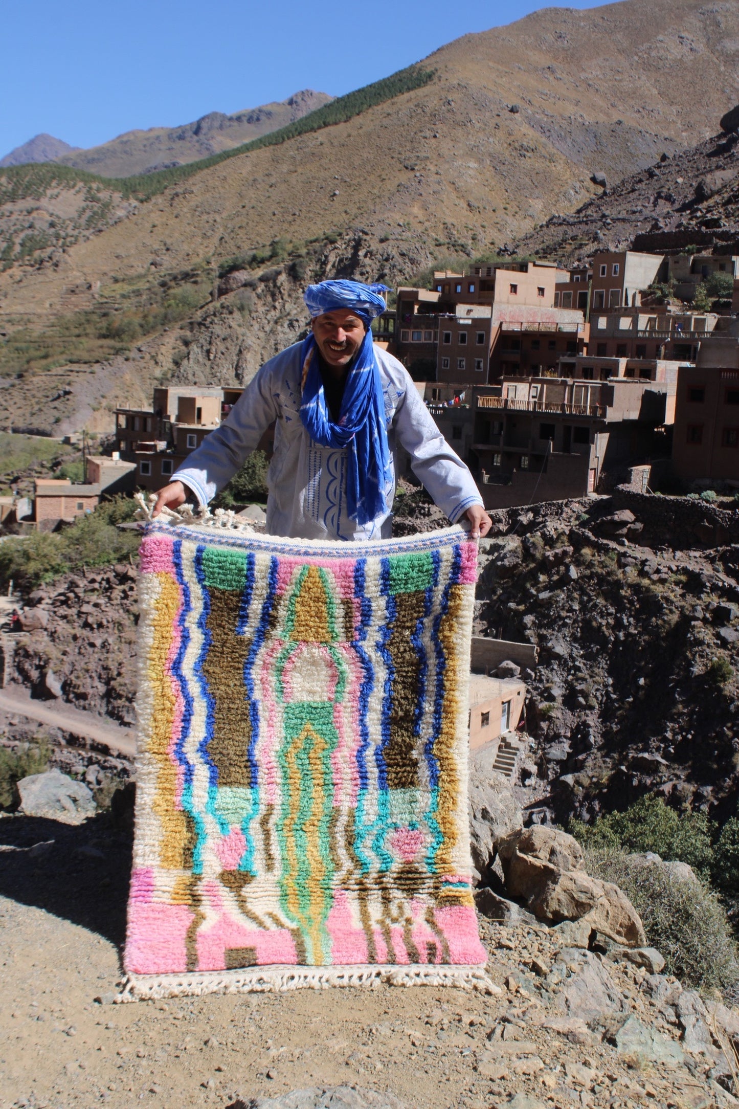 Handmade Moroccan rugs with traditional Berber designs from Morocco.