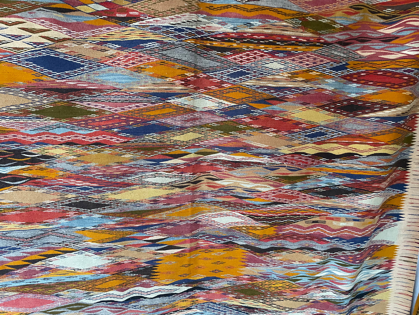 Picasso Berber kilim, Alfombra marroquí tejida a mano, Alfombra bereber abstracta, (300x200 Cm)